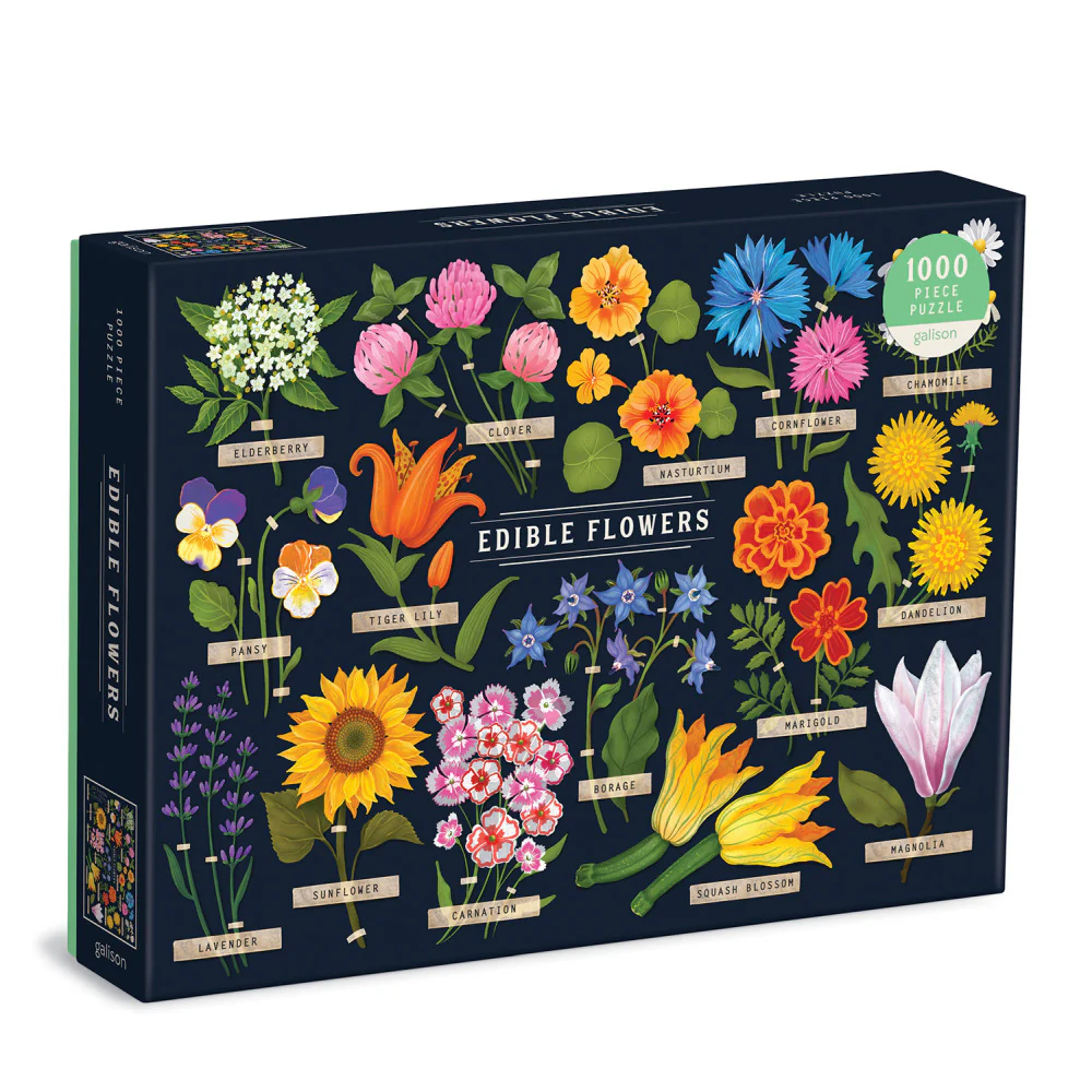 Edible Flowers - 1000pc Galison