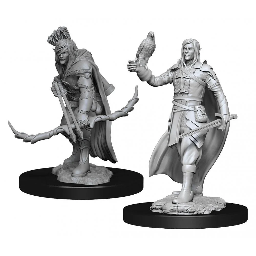 Elf Male Ranger - D&D Nolzurs Marvelous Unpainted Miniatures