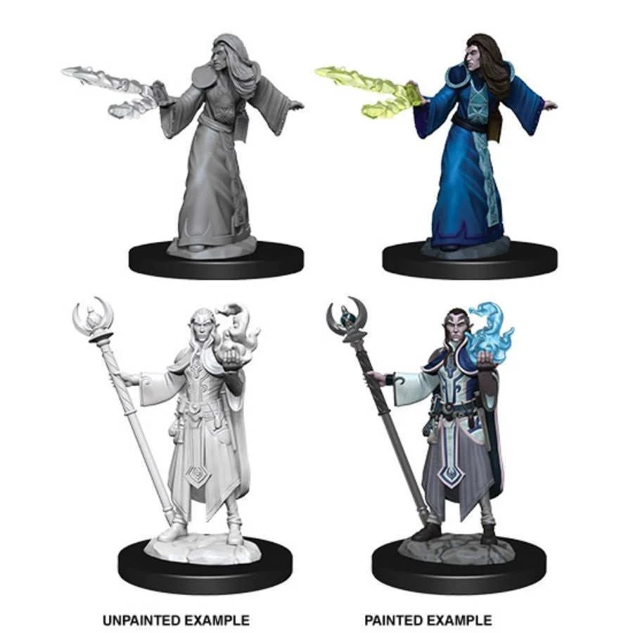 Elf Male Wizard - D&D Nolzurs Marvelous Unpainted Miniatures