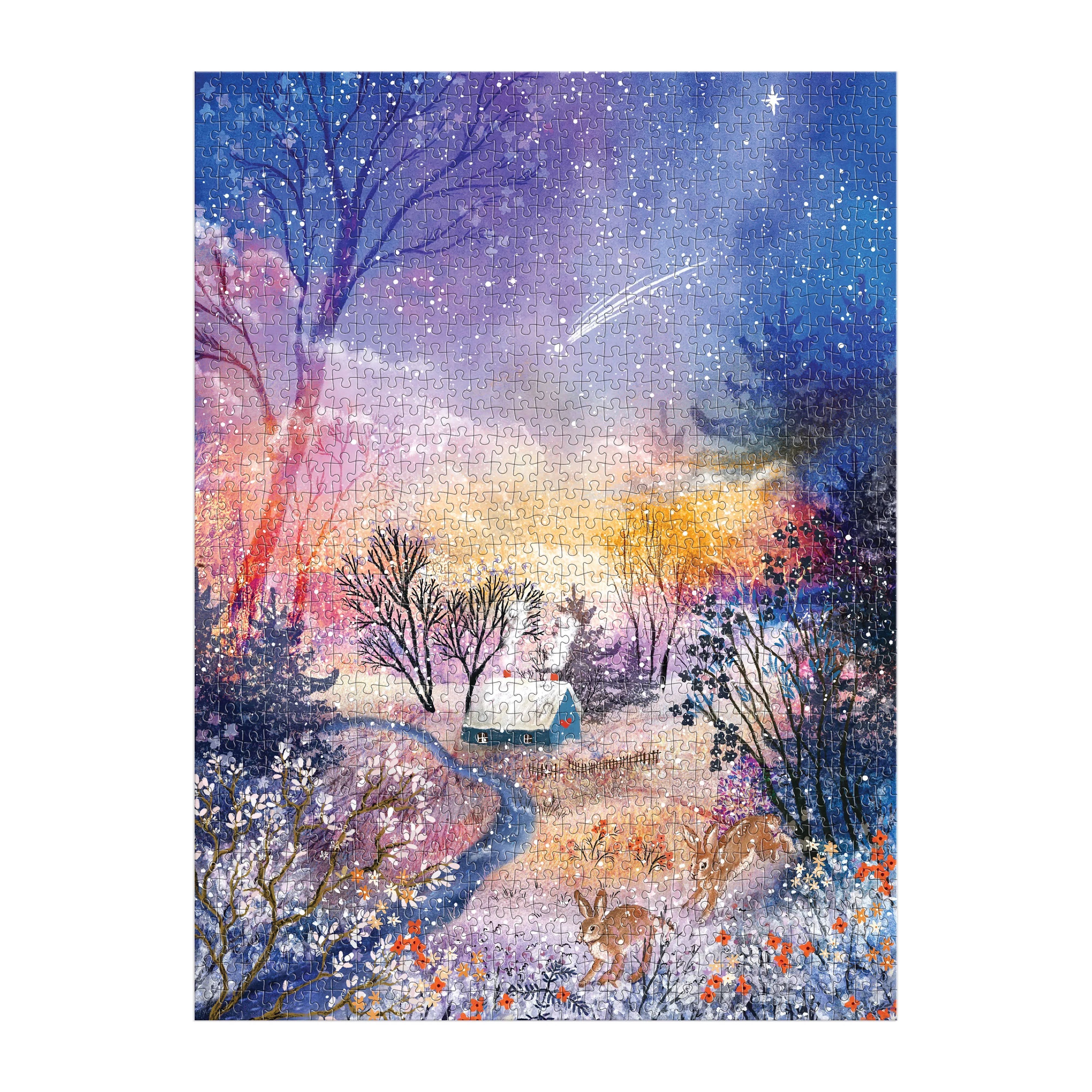 Enchanted Snowfall Puzzle 1000pc - Image 2