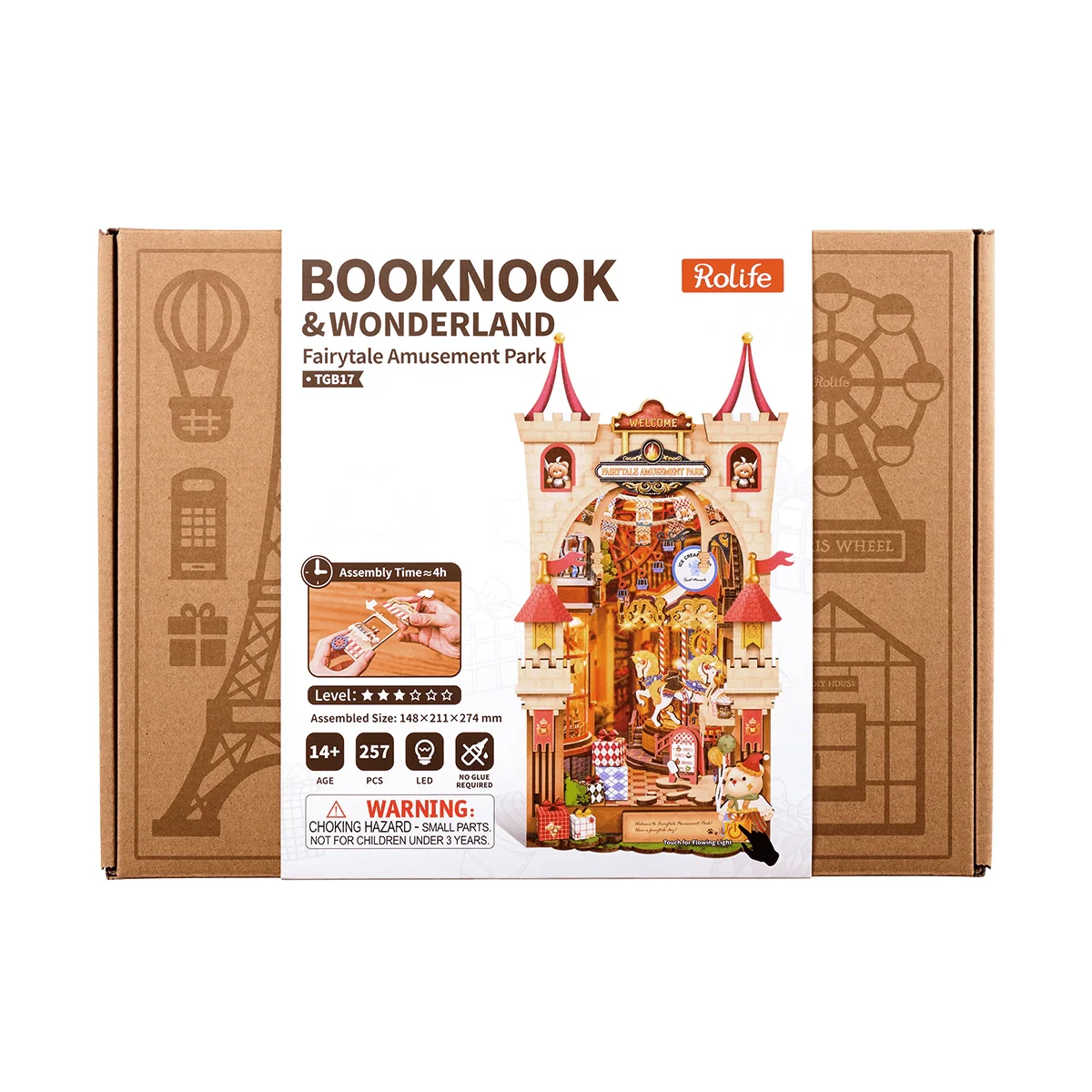 Fairytale Amusement Park - DIY BOOK NOOK KIT - ROBOTIME