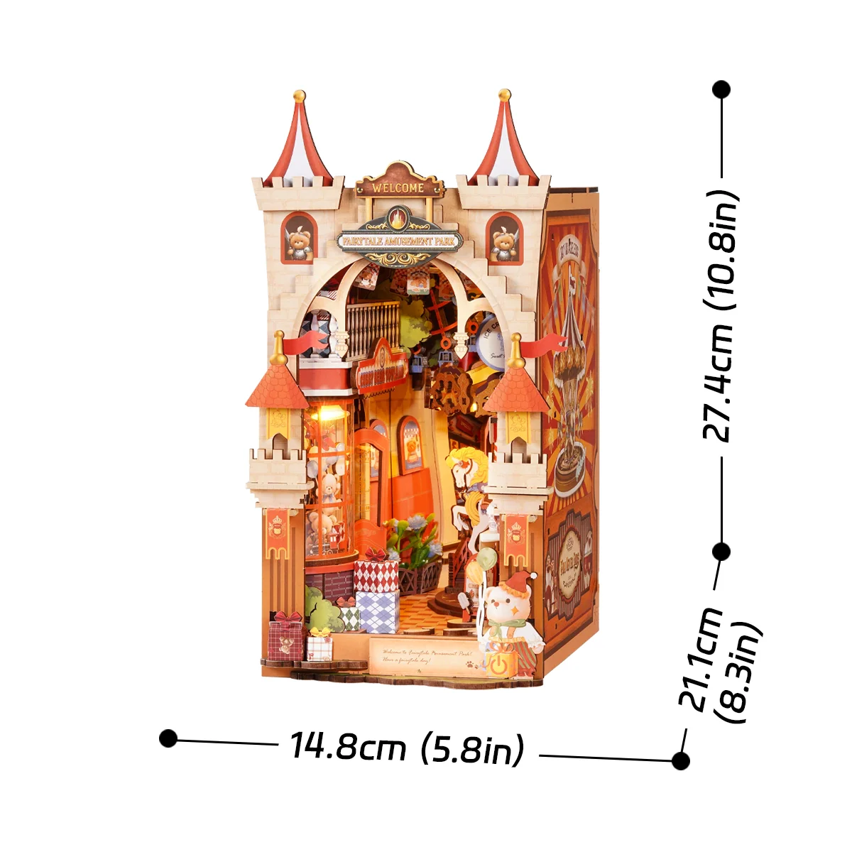 Fairytale Amusement Park - DIY BOOK NOOK KIT - ROBOTIME - Image 2