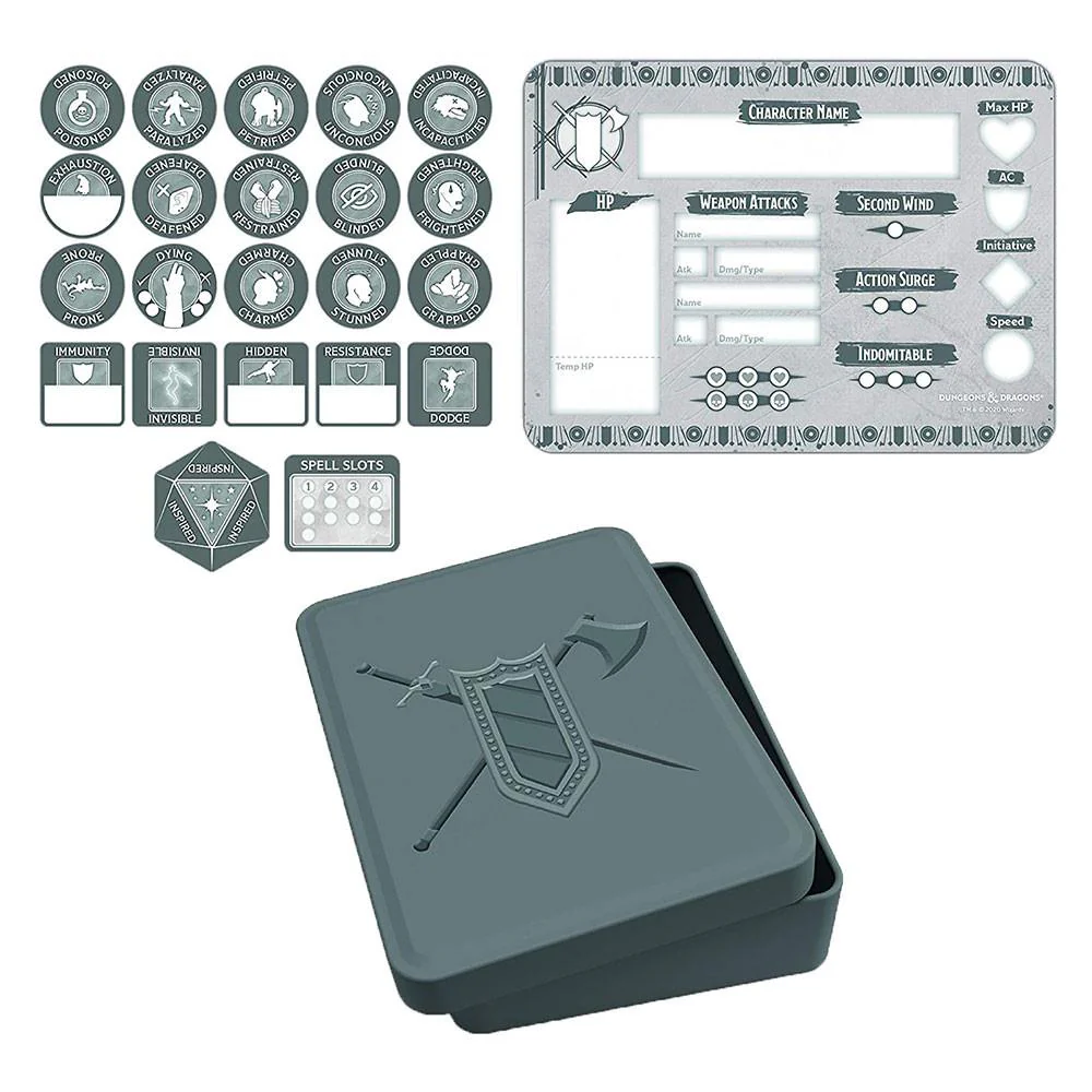 Fighter: Dungeons & Dragons Class Token Set - D&D 5e
