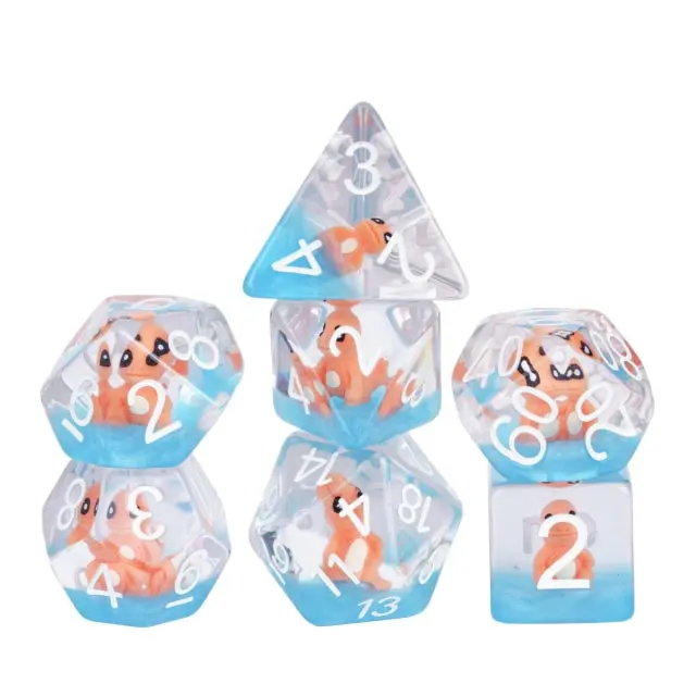 FLAME LIZARD Dice - Games World Dice