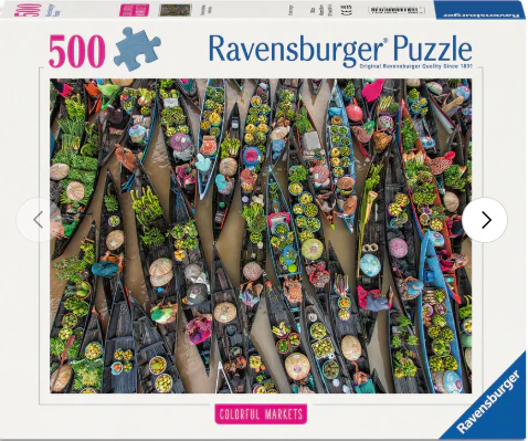Floating Market, Indonesia 500 pieces - Ravensburger