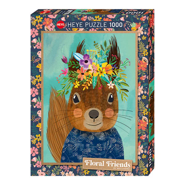 Floral Friends, Squirrel 1000pc