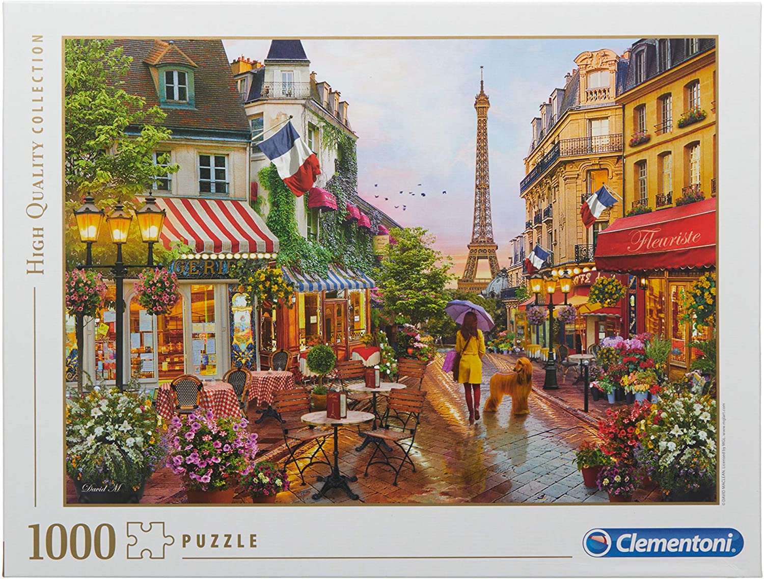 Flowers in Paris - Clementoni 1000pce