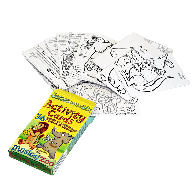 Activity Cards - Musical Zoo - House of Marbles