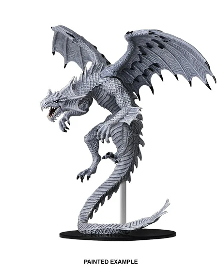 Dragon White Gargantuan - Pathfinder Battles Deep Cuts Unpainted Miniatures