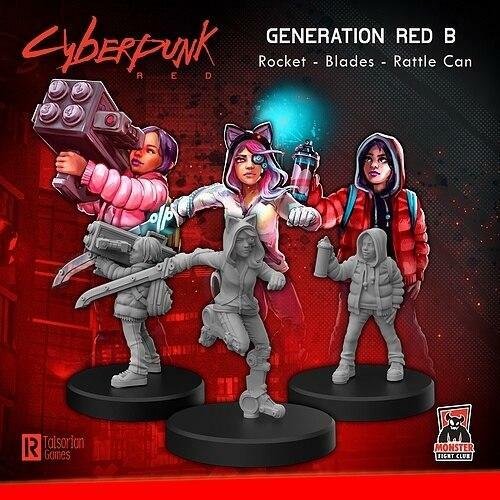 Generation Red B Miniatures - Cyberpunk Red RPG