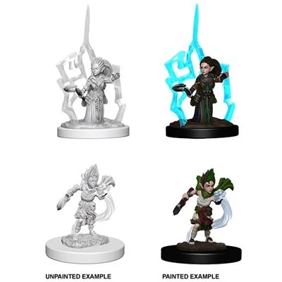 Gnome Female Druid - Pathfinder Deep Cuts Unpainted Miniatures