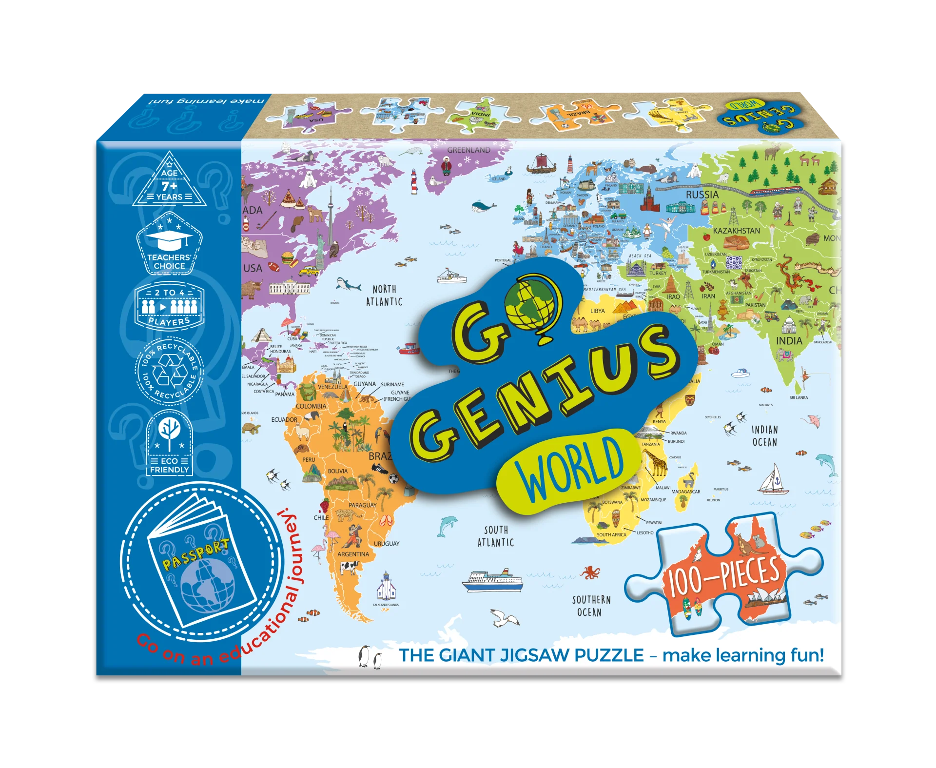 Go Genius World - The Giant Jigsaw Puzzle