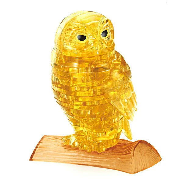 Gold Owl - 3D Crystal Puzzle