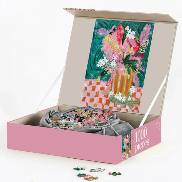 Gold-Urn - Glitter - 1000 piece puzzle