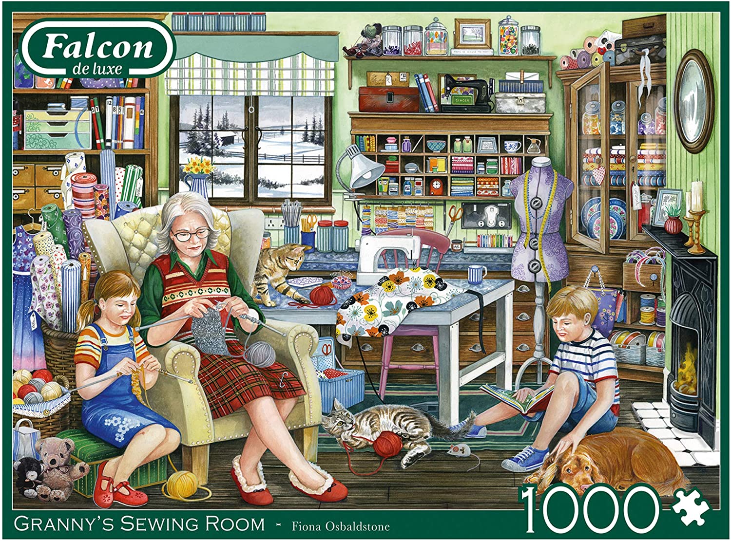 Granny's Sewing Room - 1000pc