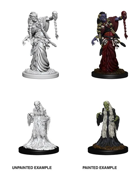 Green Hag & Night Hag - D&D Nolzurs Marvelous Unpainted Miniatures