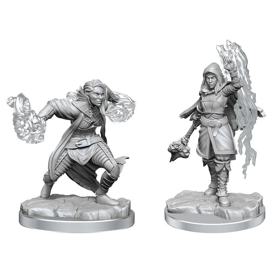Half-Elf Warlock - D&D Nolzurs Marvelous Unpainted Miniatures