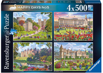 Happy Days No. 5 Royal Residences 4x500p - RAVENSBURGER