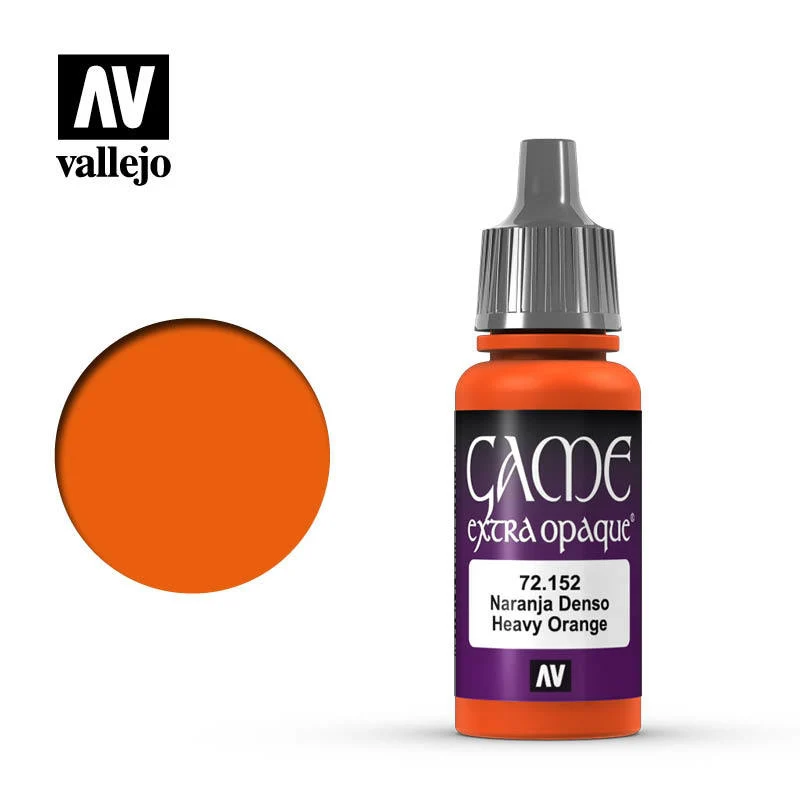 Heavy Orange 17 ml Vallejo Game Extra Opaque