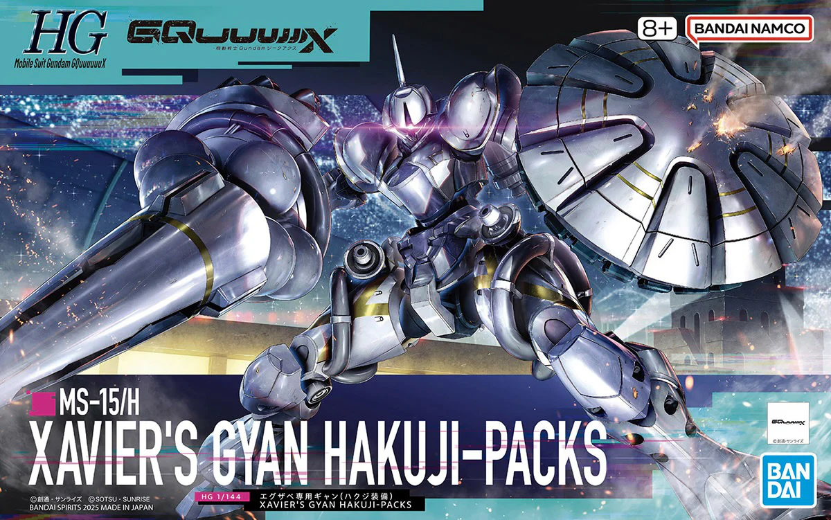 HG 1/144 XAVIER'S GYAN  HAKUJI-PACKS