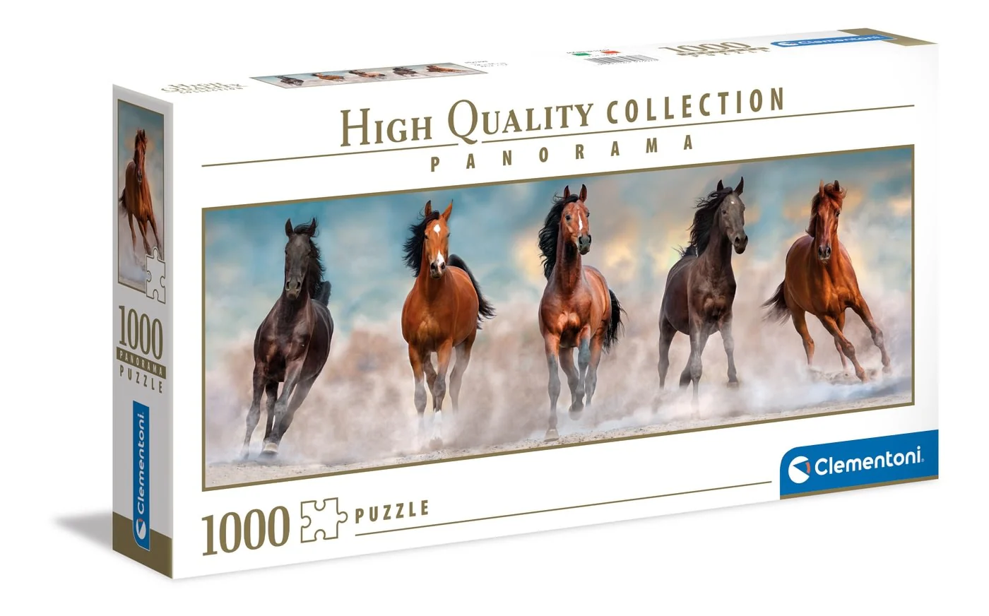 PANORAMIC HORSES - Clementoni - 1000p