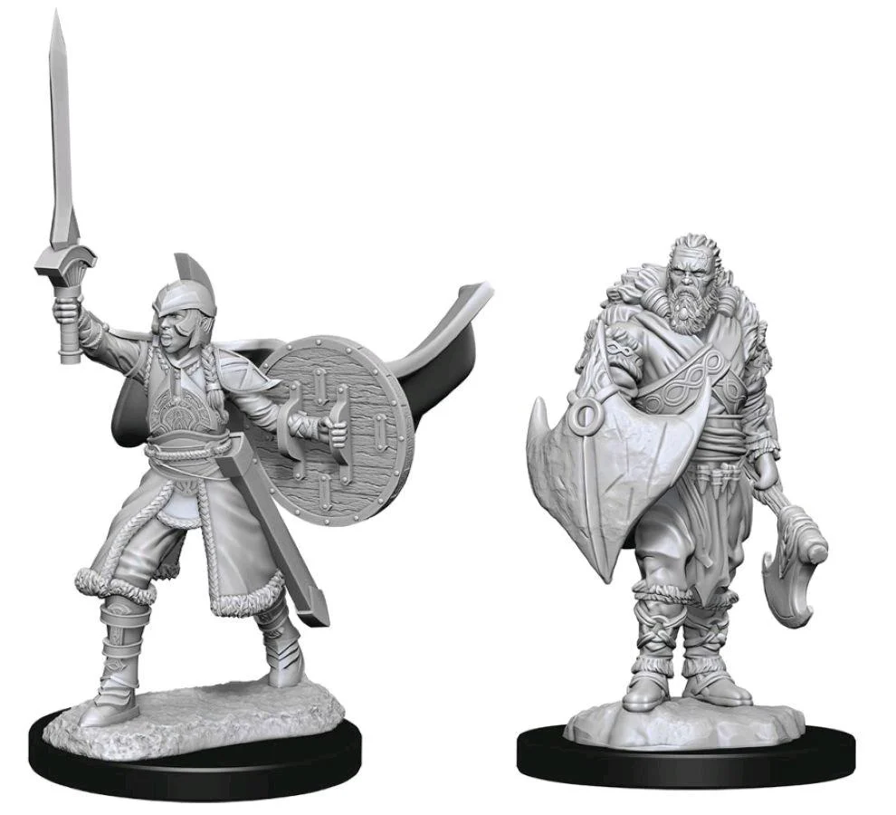 Human Beserkers - Magic the Gathering Unpainted Miniatures
