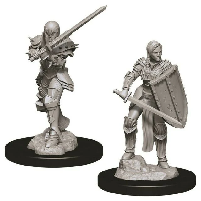 Human Female Fighter - D&D Nolzurs Marvelous Unpainted Miniatures