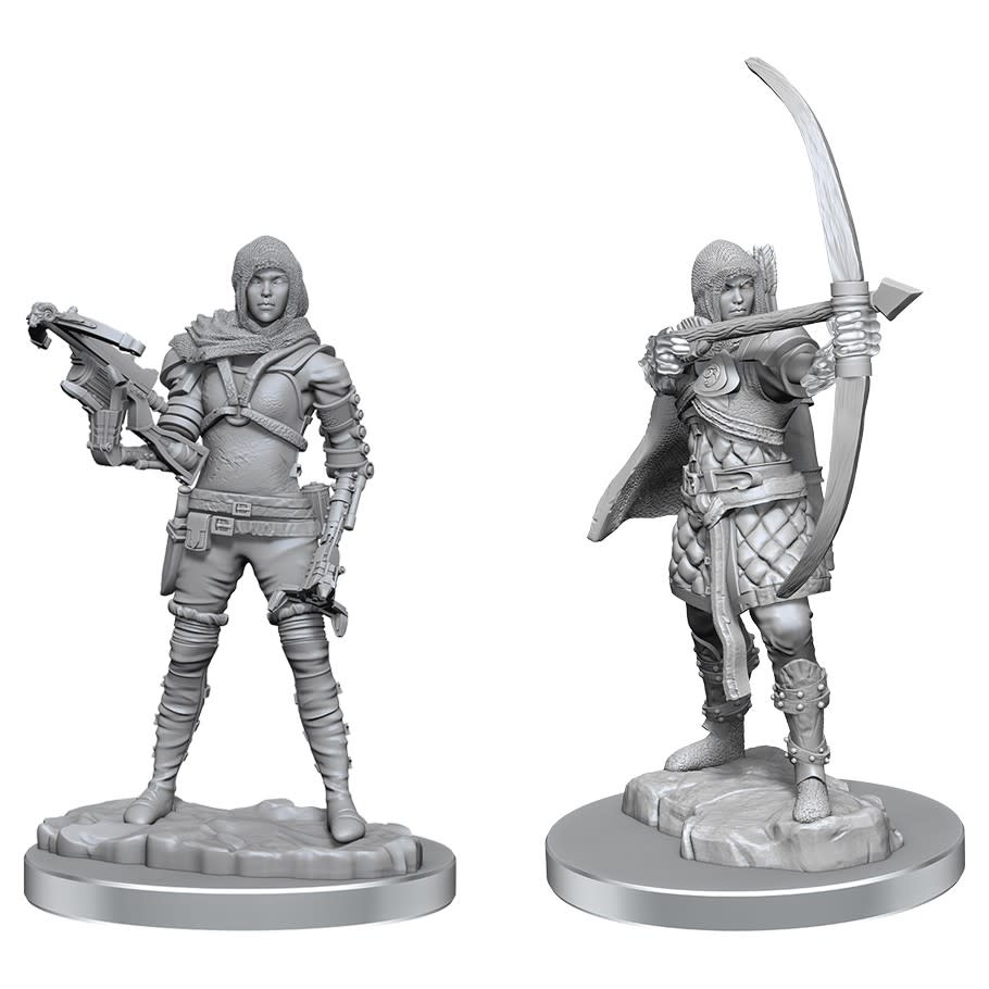 Human Female Rogue - Pathfinder Deep Cuts Unpainted Miniatures