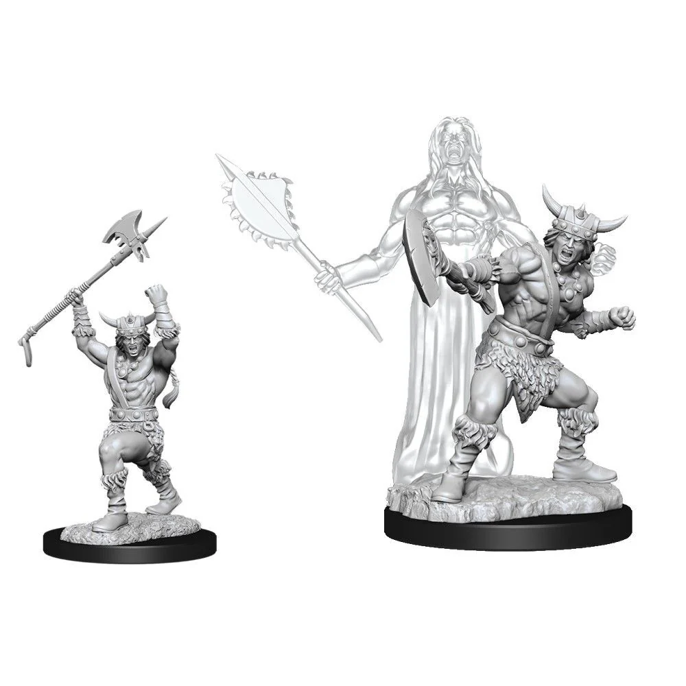 Human Male Barbarian - D&D Nolzurs Marvelous Unpainted Miniatures