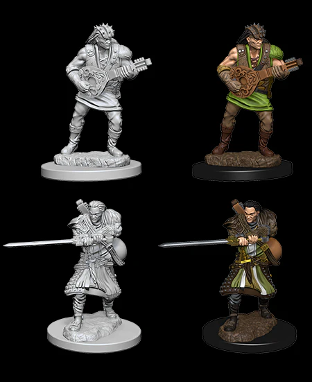 Human Male Bard - D&D Nolzurs Marvelous Unpainted Miniatures