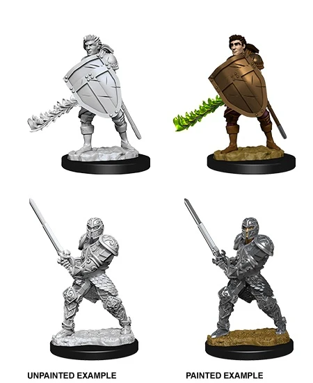 Human Male Fighter - D&D Nolzurs Marvelous Unpainted Miniatures