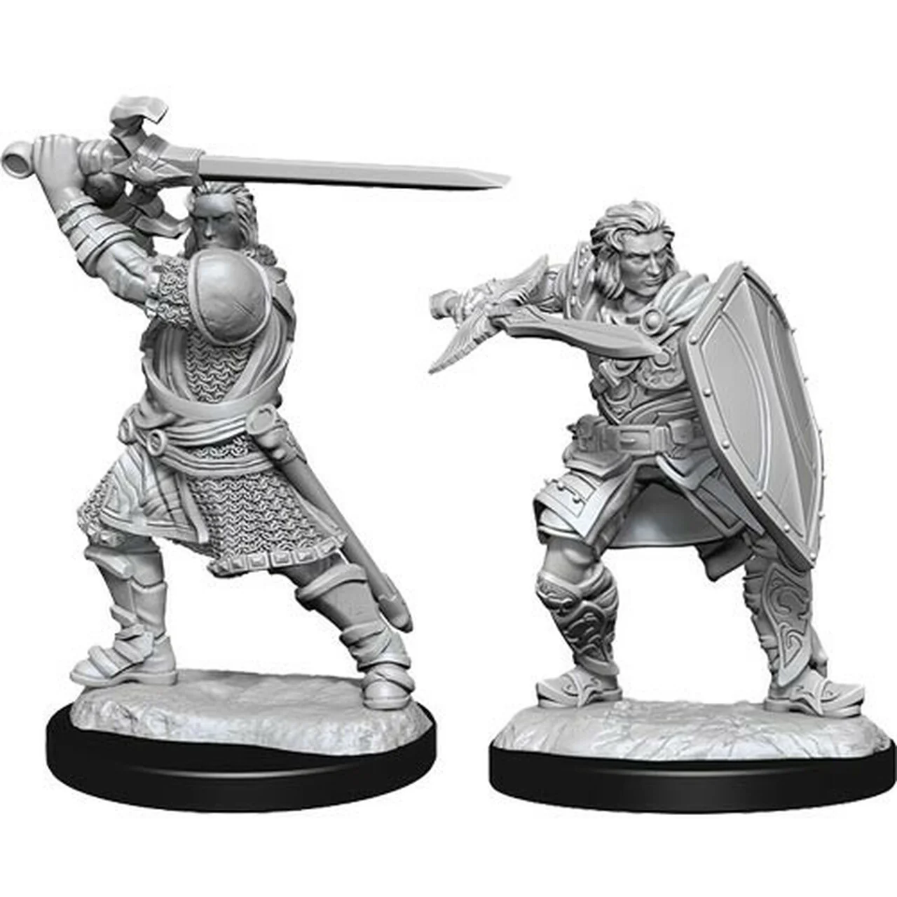 Human Male Paladin - D&D Nolzurs Marvelous Unpainted Miniatures