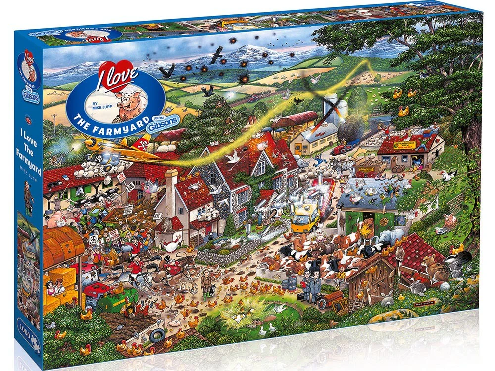 I LOVE THE FARMYARD 1000pc - Gibsons