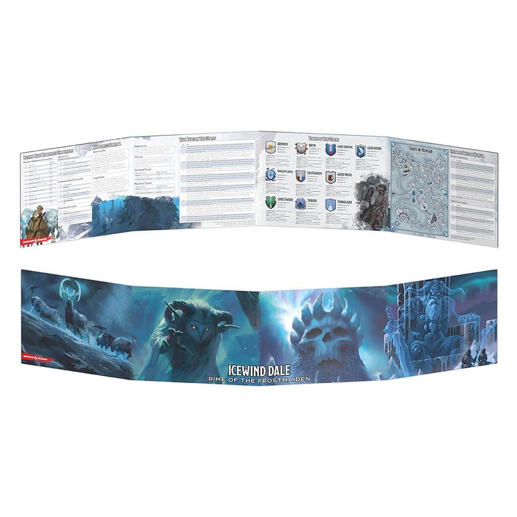 Icewind Dale Rime of the Frostmaiden DM Screen - D&D 5e