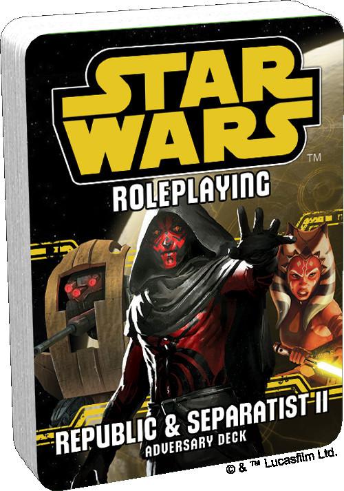 Republic and Separatist II Adversary Deck - Star Wars RPG