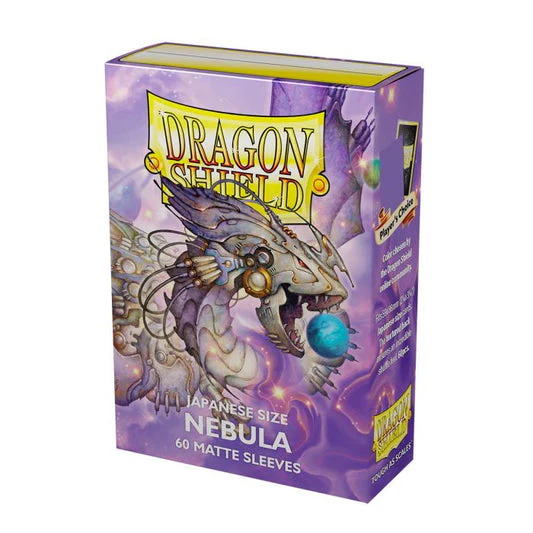 Japanese Nebula Purple MATTE Sleeves - Dragon Shield - Box 60