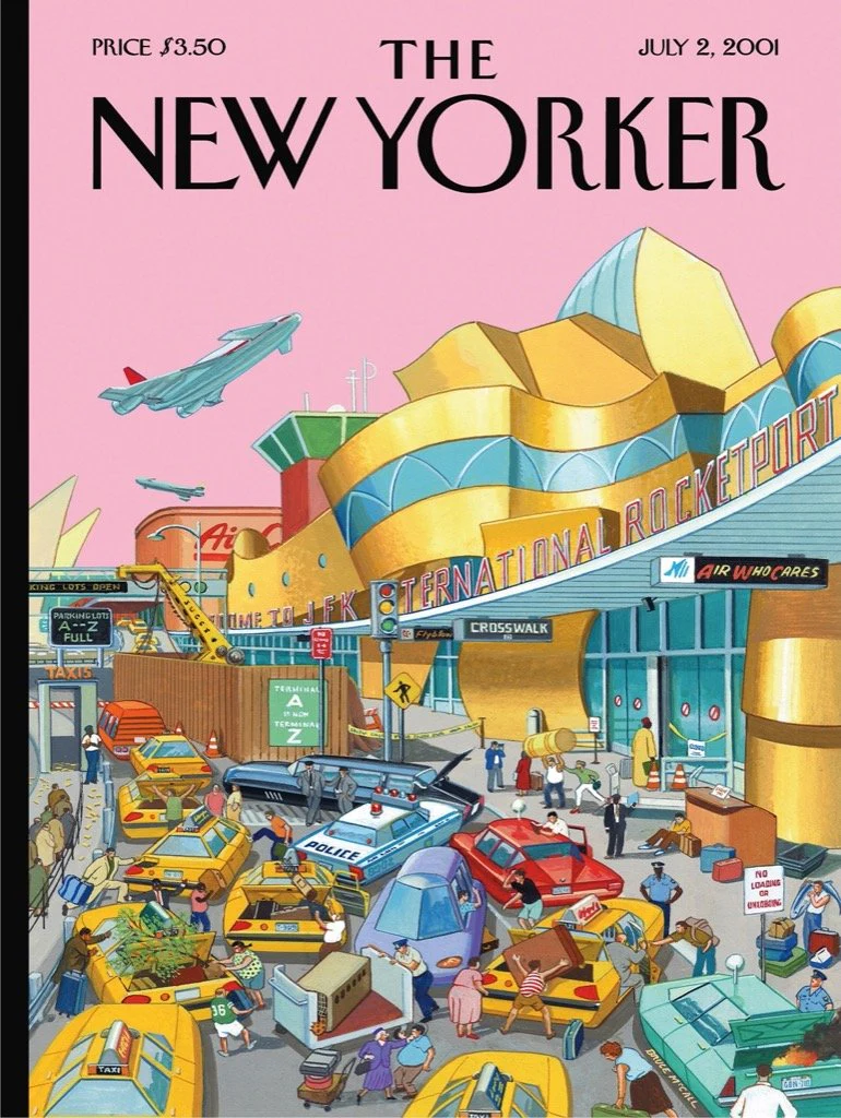 JFK IN Rocketport - The New Yorker - 1000 pc