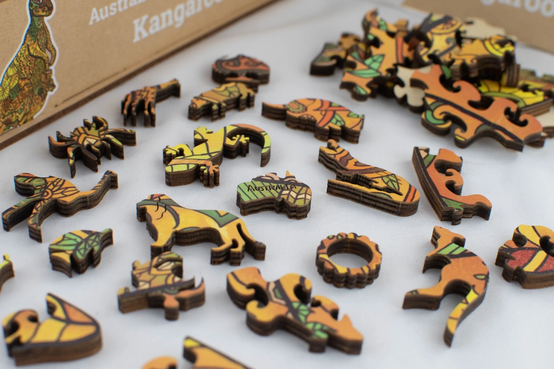 Kangaroo - LPG Wooden Puzzle Australiana Series 01 - Image 2