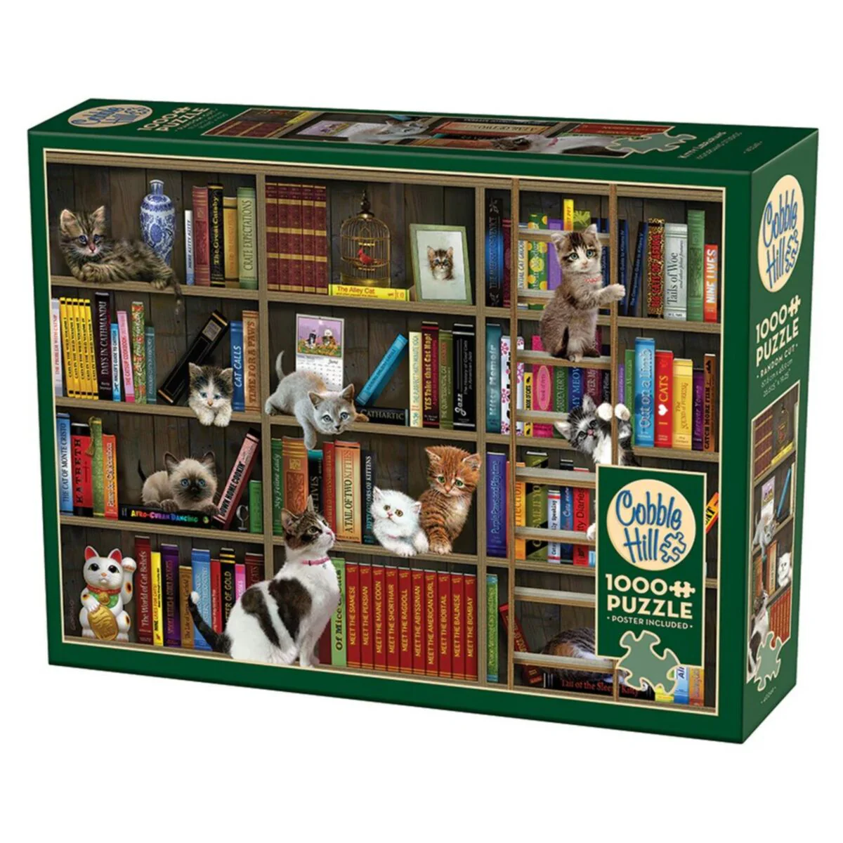 Kitty Librarians 1000pc - Cobble Hill