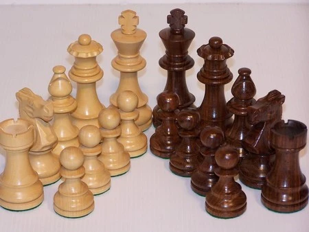 L3020DR - 95mm Rosewood Staunton PIECES ONLY