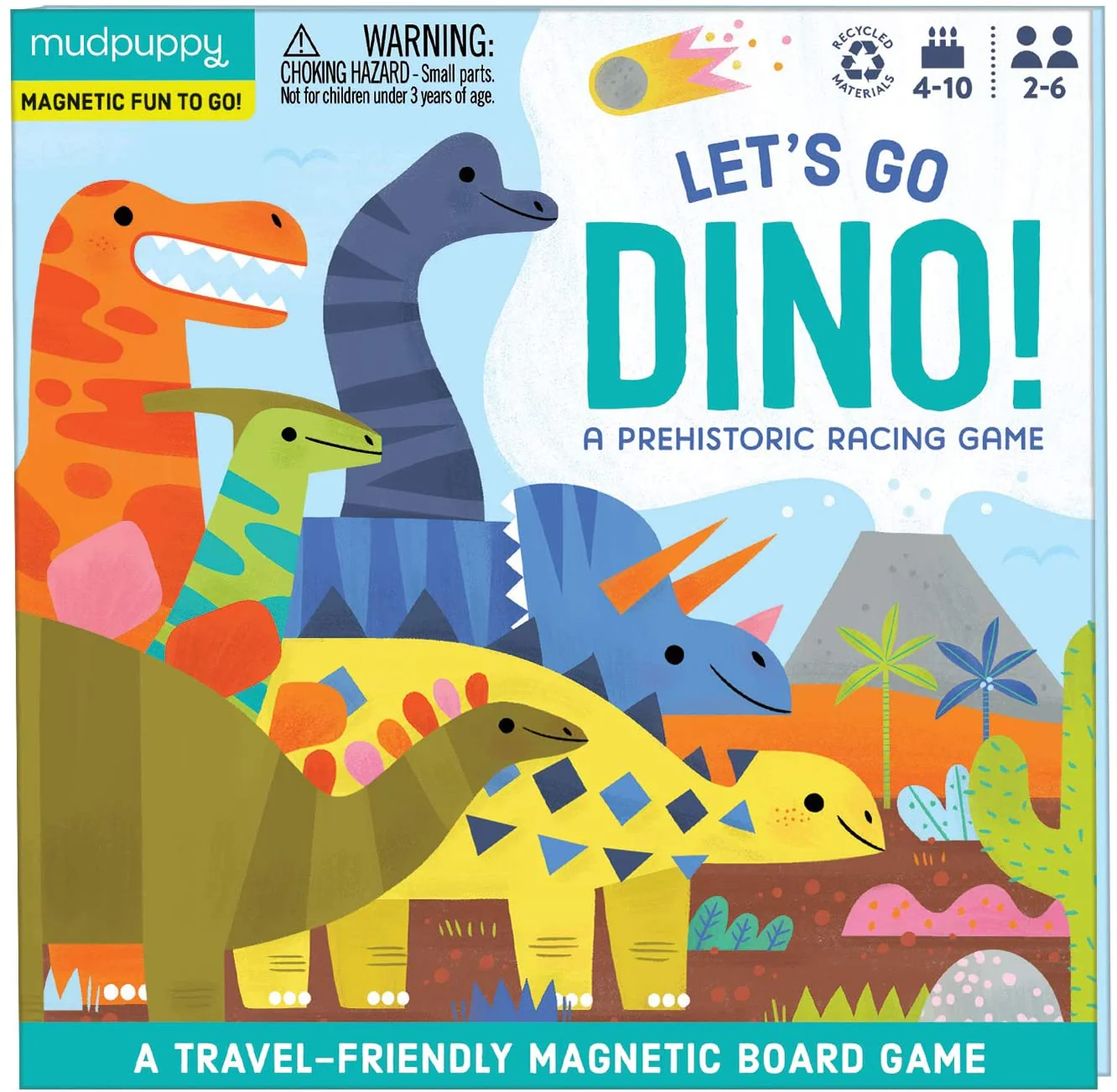 PLEASE ADD DETAILS Lets Go Dino - Magnetic Board Game