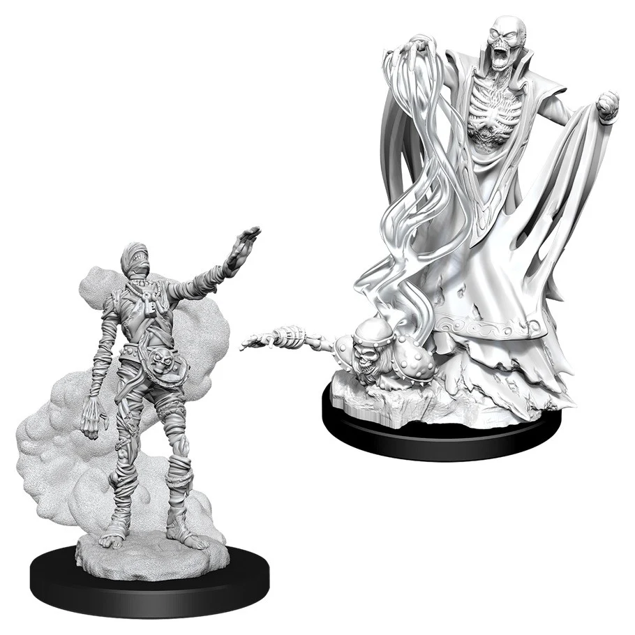 Lich & Mummy Lord - D&D Nolzurs Marvelous Unpainted Miniatures