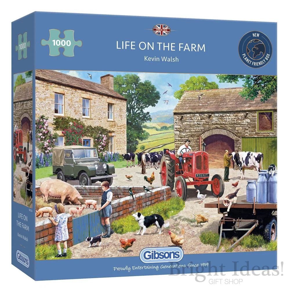 Life on the Farm 1000pc - Gibsons