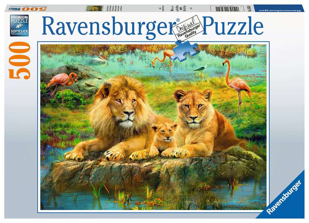 Lions in the Savannah Puzzle 500p - RAVENSBURGER