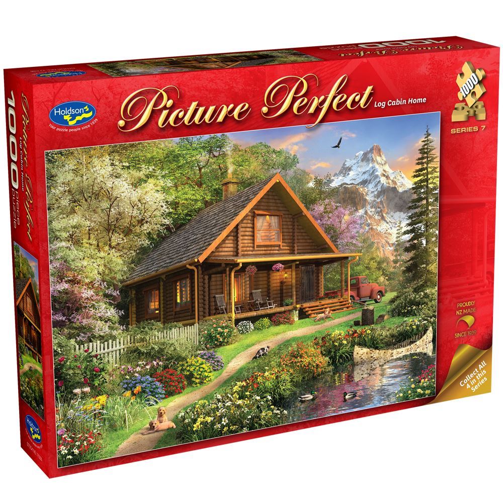 Log Cabin - Picture Perfect 7 1000pc HOLDSONS