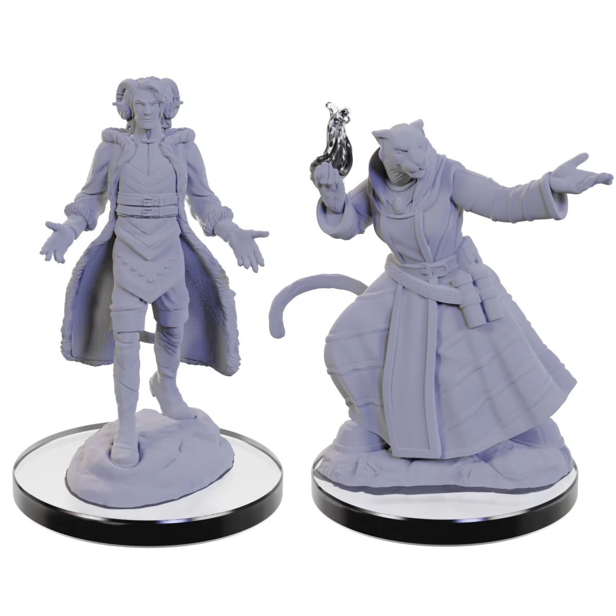 Lucien Tavelle & Cree Deeproots - Critical Role Unpainted Miniatures