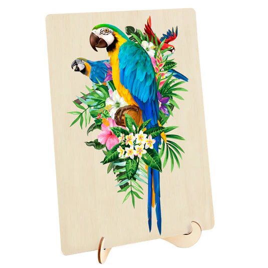 Macaw - Wooden Puzzle