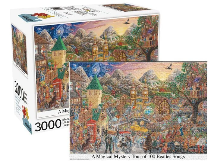 Magical Mystery Tour of 100 Beatles Songs 3000pc Puzzle