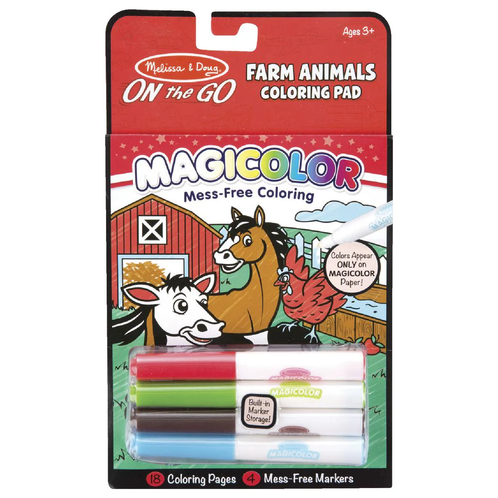 Magicolor - Colouring Pad - Farm Animals - M&D - On The Go