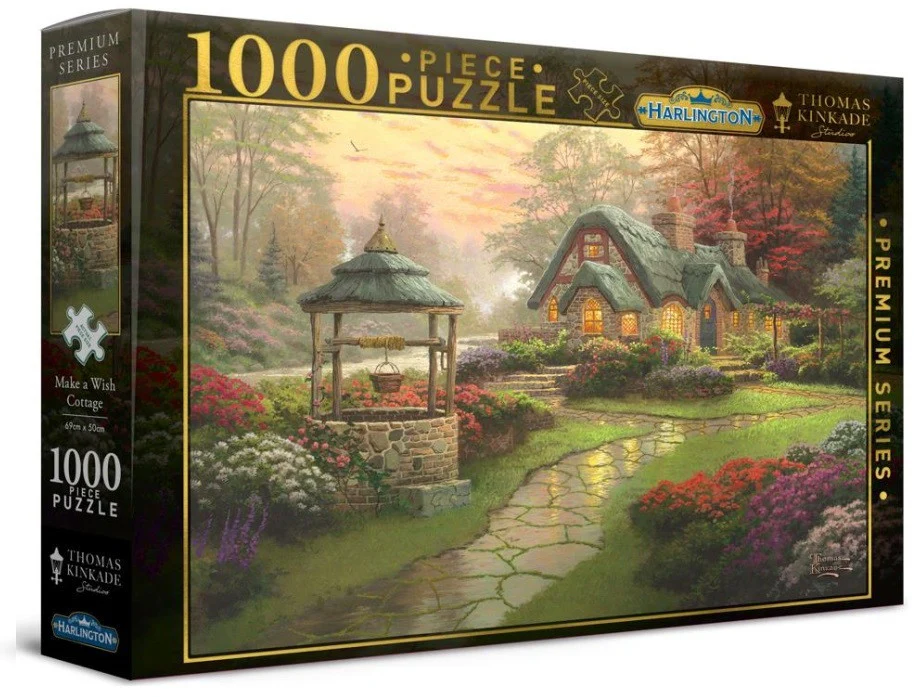 Make a Wish Cottage 1000 pieces - Harlington Thomas Kinkade